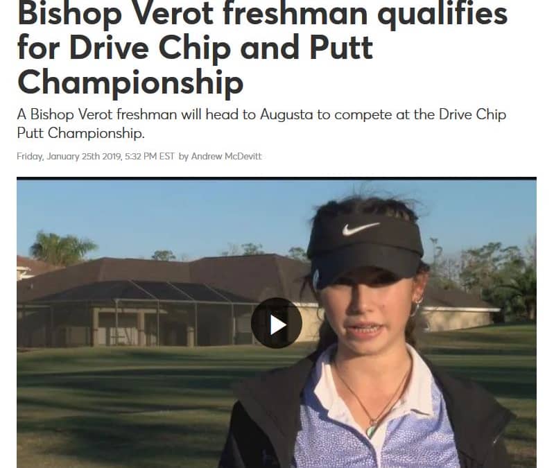 ASSOG Student Competing in Augusta Drive Chip Putt Championship